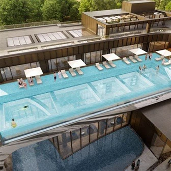 Piscina infinita al aire libre